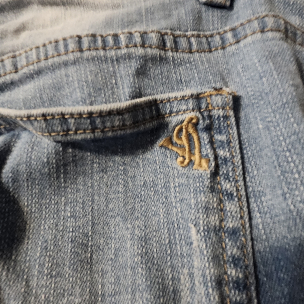 VIP Ripped Light Blue Skinny Jeans - Picture 3 of 4